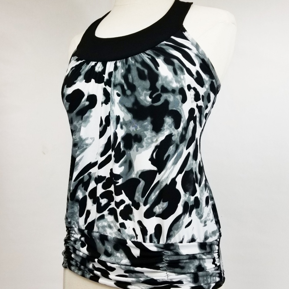 iz Byer California Sleeveless Black, White & Gray - Picture 1 of 8